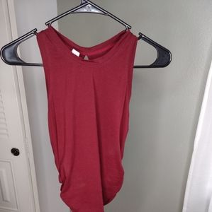 Red tank top